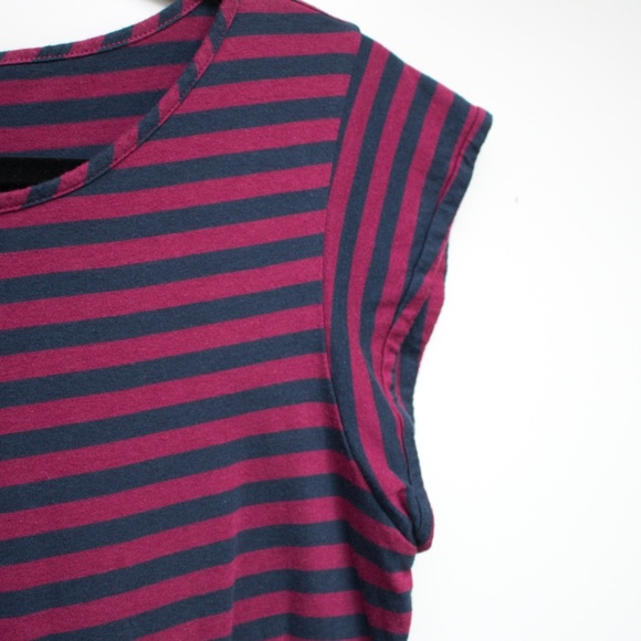 French Connection | Striped Midi T-Shirt Dress - Picture 3 of 5